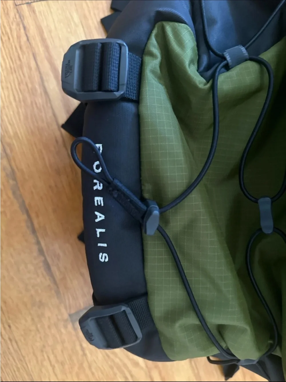 The North Face Borealis Backpack in Olive Green and Black